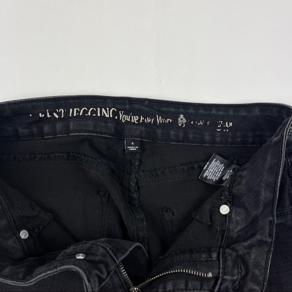 4 What Its Worth Womens Jeggings Jeans Black 4 - Picture 2 of 9